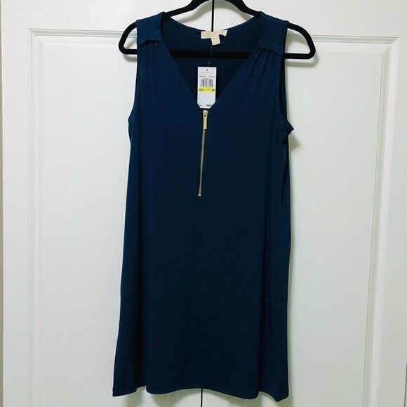 NWT: Michael Kors Front-zip Dress‎ - Picture 2 of 7